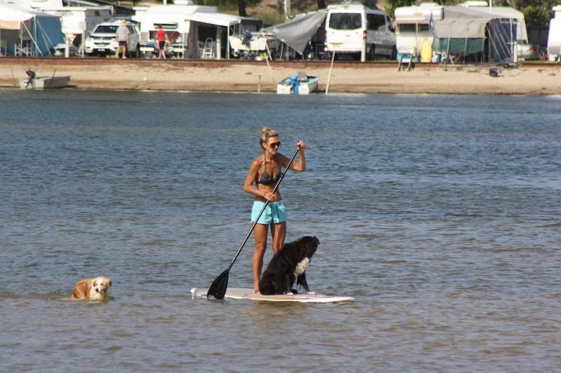 SUP at the entrance nsw
