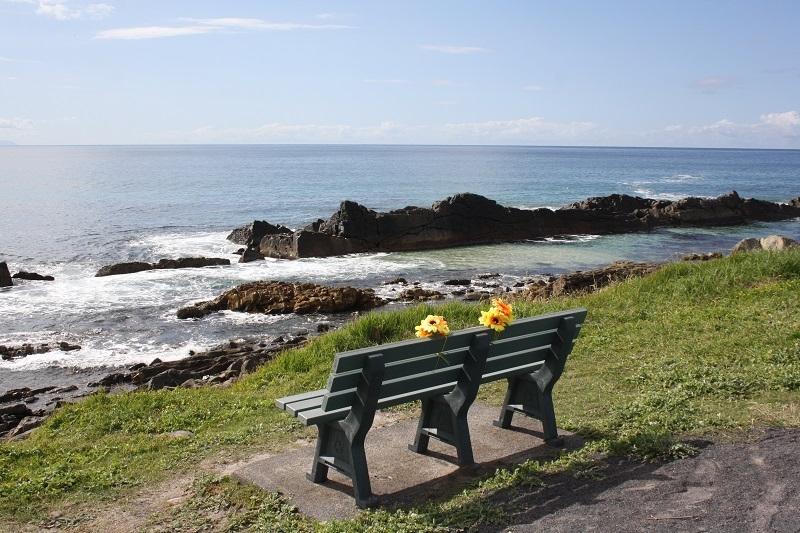 Centennial Walk in Forster along the beach